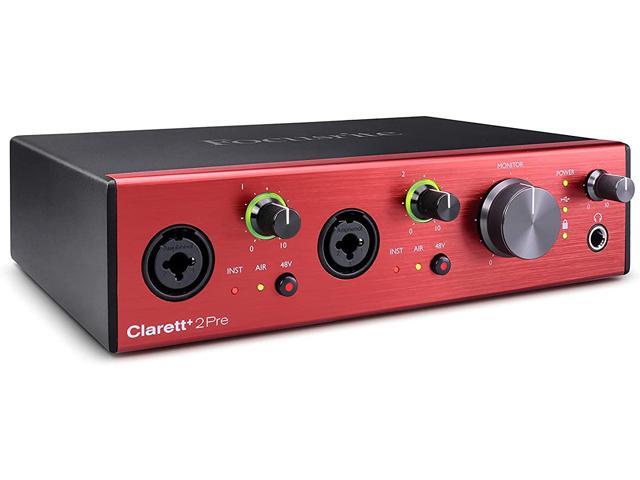 Focusrite Clarett+ 2Pre 18-in / 20-Out USB Audio Interface