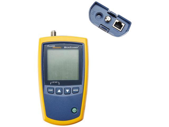 Fluke Networks MS2-TTK MicroScanner2 Network Cable Tester Kit with ...