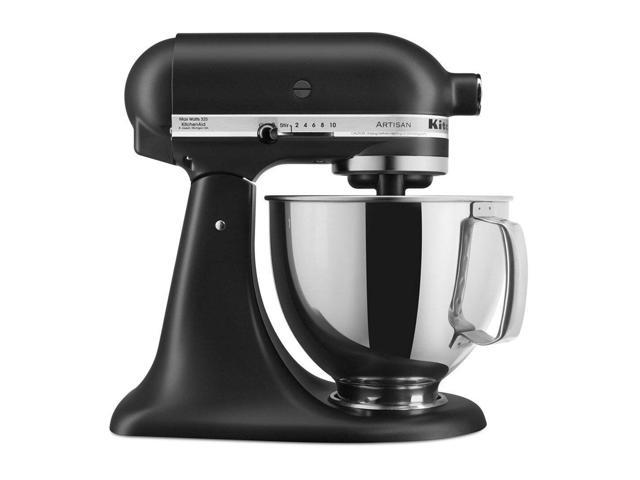 KitchenAid Black Matte 5-quart Artisan Tilt Head Stand Mixer NEW CONDITION  883049453019