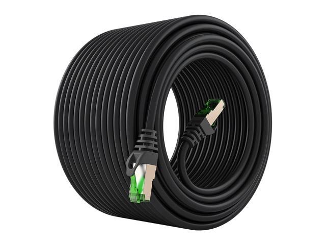 75'Ft USA 600MHz Cat6 UV Shielded Outdoor Direct Burial Cable network Copper 