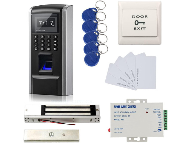Passcode Access Control System Full Kits Biometric Fingerprint RFID Password Access Control Systems ...