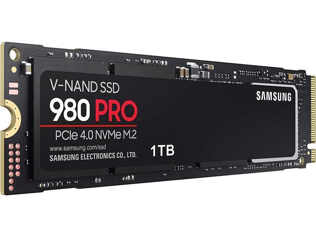 SAMSUNG 980 PRO SSD 1TB PCIe 4.0 NVMe Gen 4 Gaming M.2 Internal Solid State Hard Drive Memory Card, Maximum Speed, Thermal Control