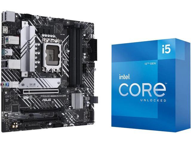 Motherboard CPU Bundle - Intel Core i5-12400 Desktop Processor 18M