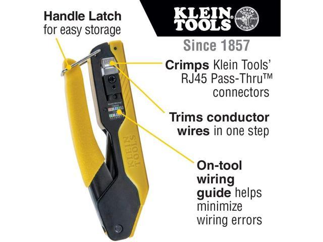 Klein Tools VDV226-005 Compact Modular Data Cable Crimping Tool, For ...