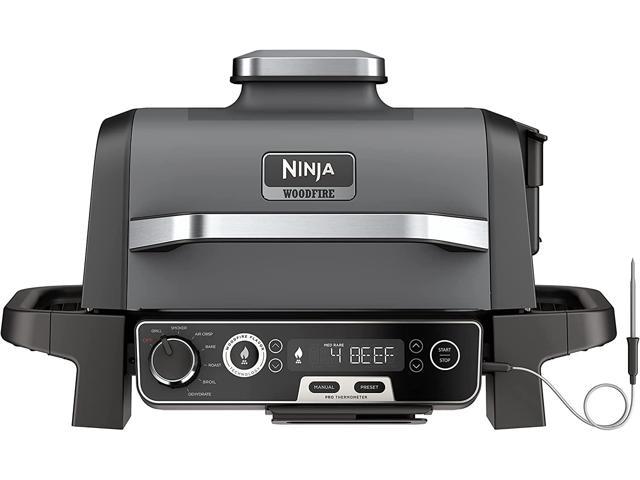 Ninja Woodfire Pro Outdoor Grill & Smoker With Built-In Thermometer, 7 ...