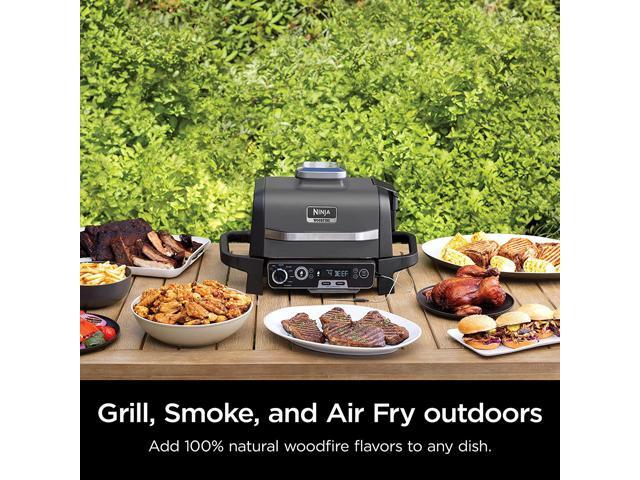 Ninja Woodfire Pro Outdoor Grill & Smoker With Built-In Thermometer, 7 ...