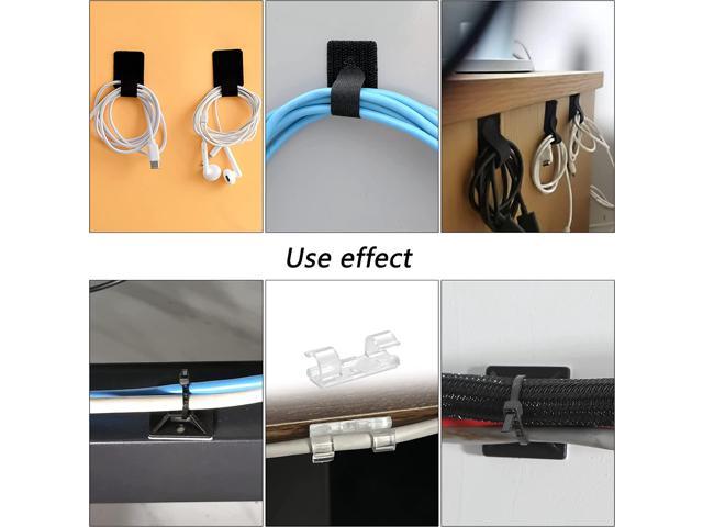 173 Pcs Cable Management Organizer Kit, Include 4 Cable Sleeve Split ...