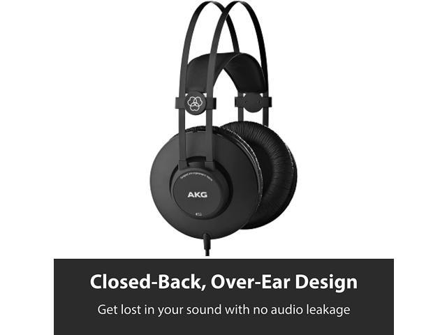 AKG K52 Closed Back Over Ear Studio Headphone Newegg.ca