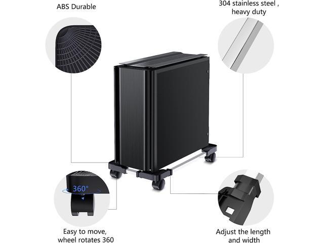 Computer Tower Stand - Adjustable PC Stand for Most Desktop Towers ...