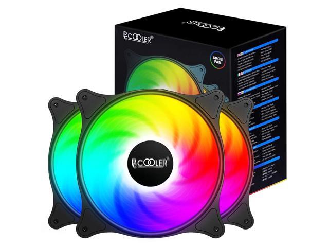 120MM Case Fan 3 Pack FX120 High Performance Cooling PC Fans - RGB Case ...
