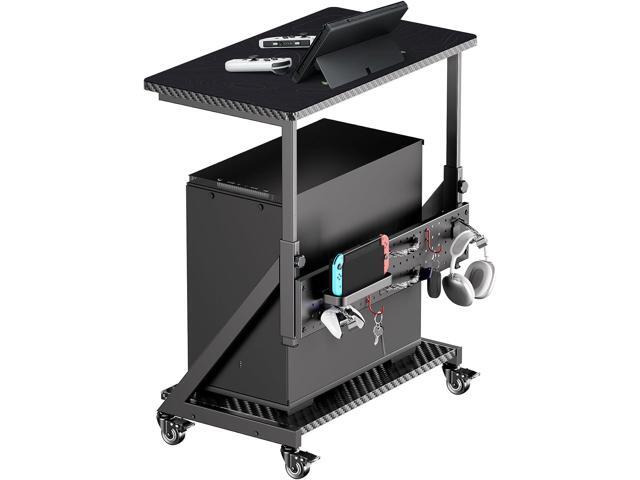 Gaming Computer Tower Floor Stand,5-Step Height Adjustment pc Tower ...