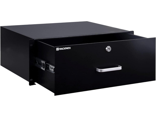4U Rack Mount Drawer for 19 Inch AV/Network/DJ Equipment Racks or ...