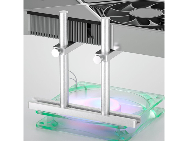 Support Leg Graphics Card Graphics Card GPU Support Bracket: Adjustable Aluminum GPU Sag Bracket ...