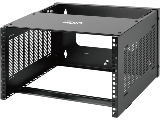 Portable 6u Rack Shallow 6U Wall Mount Rack,6U Rack 13.9 inch Depth,132lbs(60kg) Weight Capacity ...