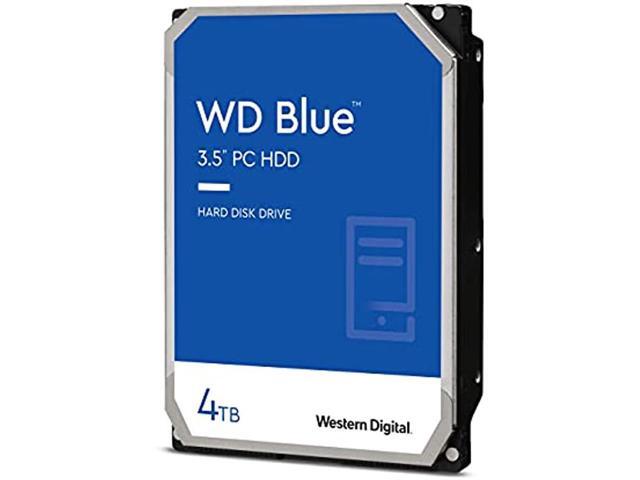 Western Digital 4TB WD Blue PC Hard Drive HDD - 5400 RPM, SATA 6 Gb/s, 256 MB Cache, 3.5" - WD40EZAZ