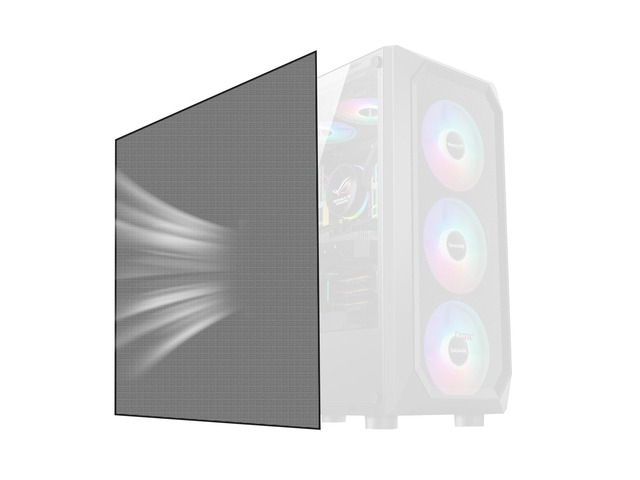 500x500mm 19.68inch DIY Computer PC Case and Fans PVC Dustproof Mesh ...