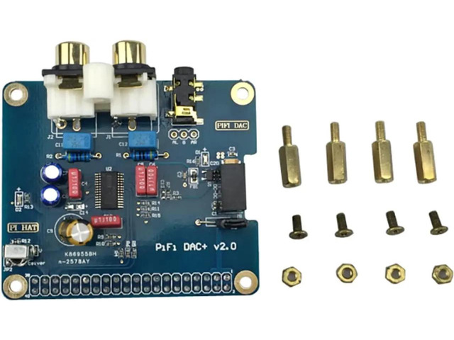 32 Bit Dac Raspberry Pi Raspberry Pi Lossless Analog Audio Board 32bit HiFi DAC Audio Card ...