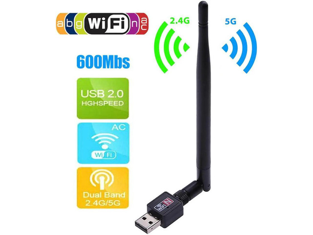 Internet Adapter Router 600Mbps High Speed Internet Wireless USB WiFi Router Adapter Network ...