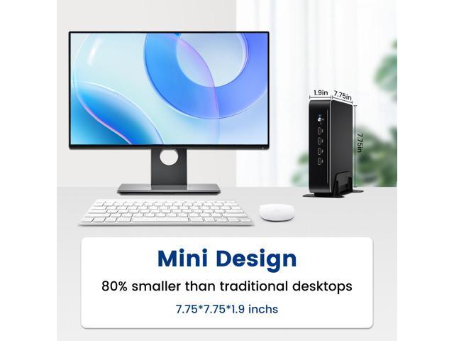 Mini PC, Msecore Desktop Computer i9-11900, Windows 11 Pro, 16G DDR4 RAM,  512G M.2 NVME SSD, 4K@60Hz, HDMI, COM, Dual Band WiFi, Bluetooth 5.0 for