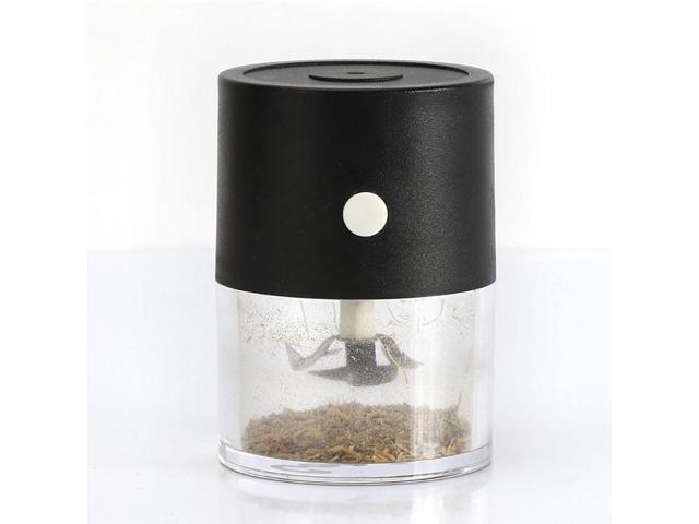 Electric Auto Grinder for Herb & Garlic Grinding Rchargeable Black 