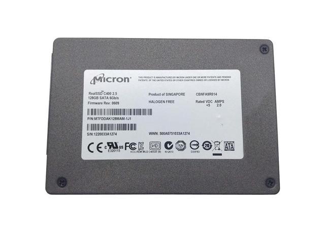 Refurbished: MTFDDAC128MAM-1J1 - Micron RealSSD C400 128GB SATA