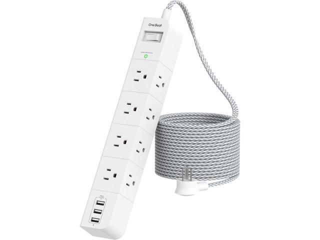 BN-LINK Smart Power Strip, 6.56FT Extension Cord Smart Plug WiFi Outlets  Surge Protector with 4 USB 3 Charging Port Multi Plug Extender,15A 