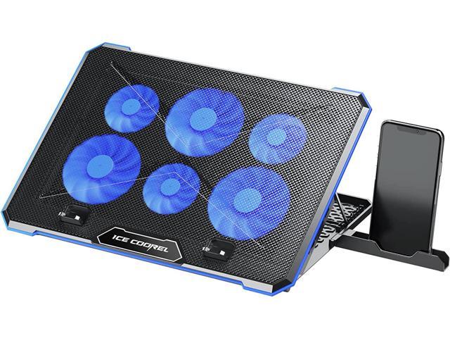 Laptop Cooling Pad with No Lights Gaming Laptop Fan Cooling Pad for Laptop 15-17.3 Inch Cooler Stand with 6 Cooling Fans and 9 Height Adjustable Notebook Cooler Pad for Lap - Newegg.com
