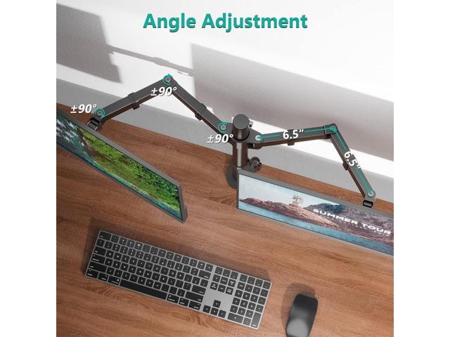 Dual Monitor Desk Mount Monitor Stand for 2 Monitors Each Up to