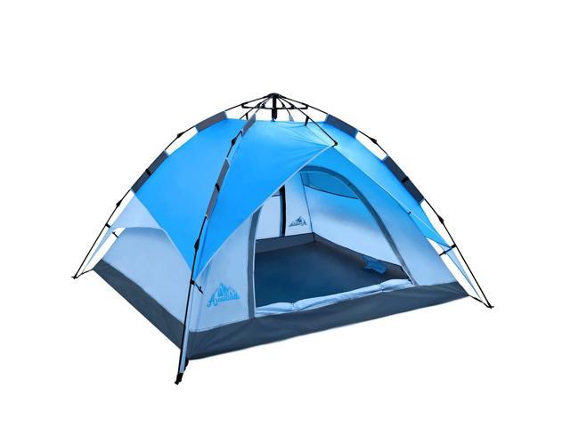 Waterproof  4-5 People Outdoor Instant Pop up 4 Season Camping Tent With Rainfly 