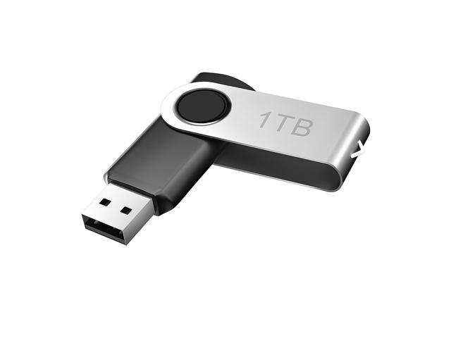 2TB USB Flash Drive USB 2.0 Memory Stick Thumb Drive Jump Drive Fold Storage Pen Drive Swivel Design for Computer car Office Black