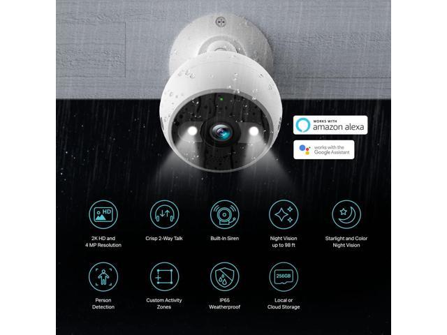  Kasa 2K QHD Security Camera Pan/Tilt, Starlight