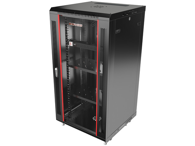 Sysracks 22U Wall Mount Server Rack Cabinet, 24-Inch Deep, for 19-Inch ...