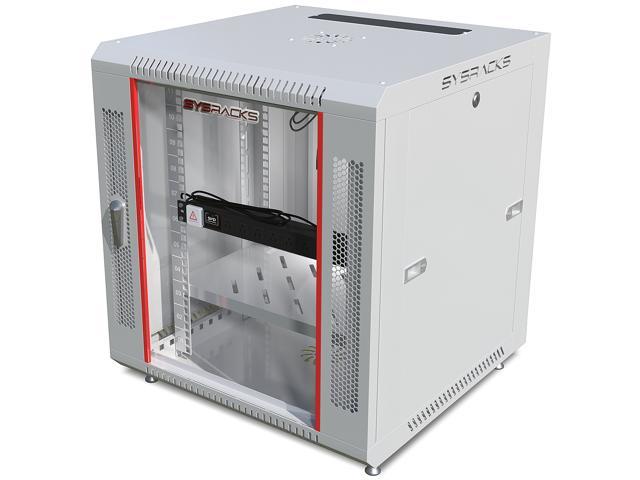 15U 24 Deep Server Rack Cabinet Enclosure Best Wall/Floor IT Data Network Enclosure Cabinet 