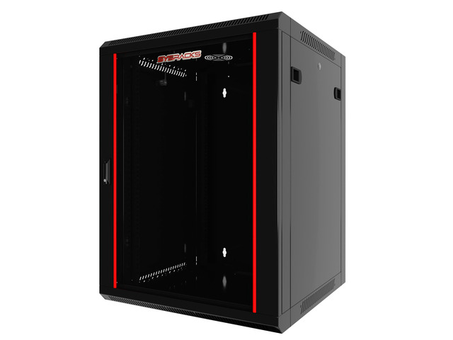 Sysracks 12U Wall Mount Server Rack Cabinet, 24-Inch Deep, for 19-Inch ...