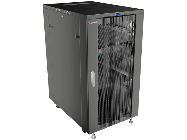 Server Rack 30 Inch Depth Sysracks 27U Floor Standing Server Rack Cabinet, 32-Inch Deep, for 19 ...