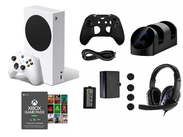onbetaald film Klant Microsoft Xbox Series S All-Digital 512 GB Console White (Disc-Free  Gaming), One Xbox Wireless Controller, 1440p Resolution, Up to 120FPS.  Bundle with GameFitz 10 in 1 Accessories Kit,and Game Pass. - Newegg.com
