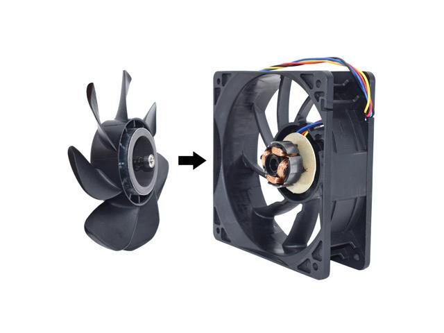 6PCS New SJ SG121238BS DC 12V 2.7A S7 S9 T9 L3 Server Square Fan ...