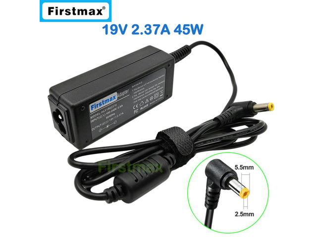 Netzteil Ladegerät Für Toshiba Laptop, 19V 2.37A 45W – Kompatibel Mit Portege R705, Satellite C55, Mini NB205 Uvm.