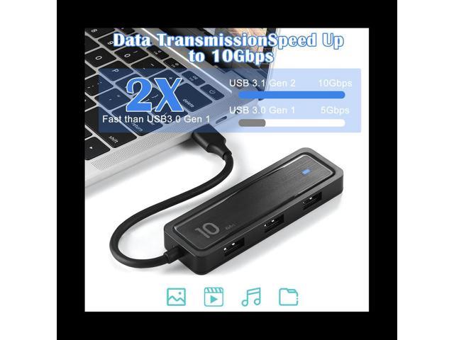 10Gbps Type C to USB 3.2 Adapter Portable Fast Transmission 6 in 1