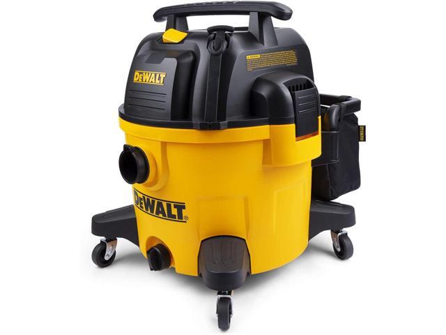 DEWALT Poly Wet Dry Vacuum 9 Gallon 5 peak HP with Wheels, 3 in 1