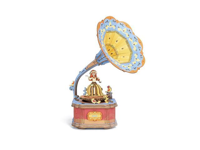 DIY 3D Music Box Puzzle - Vintage Gramophone - 109 pcs