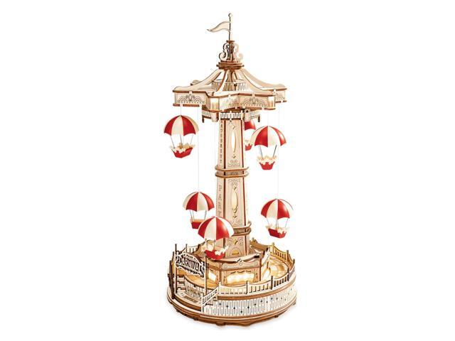 DIY 3D Electro Mechanical Puzzle - Electro Mechanical Parachute Tower 184Pcs