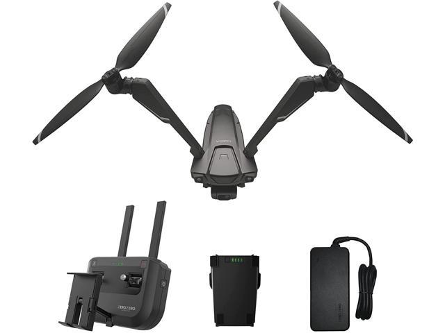 V-Coptr Falcon, 50min Long Flight Time, Drones for Adults Professional V-shaped Bi-copter, Drones with Camera for Adults 3-Axis Gimbal, 4K Video, 7km Transmission Distance, Autofollow, Black