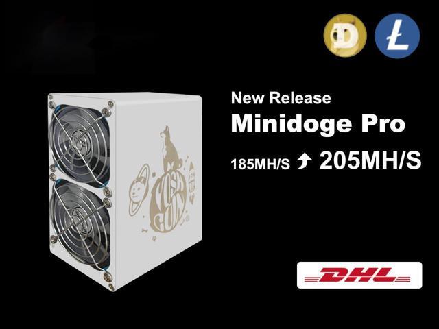 New In Stock Release Upgrade Version Fro MiniDoge Pro LTC & Doge Miner 205MH/s 220W Home Use with PSU Super Slience