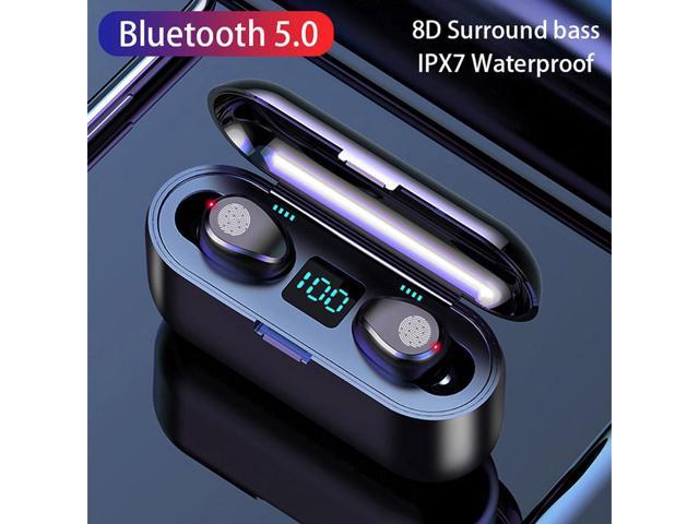 TWS Bluetooth 5.0 Earphone Wireless Headphone Stereo Min Headset Sport Earbuds Microphone With Charging Box For Smart Phone