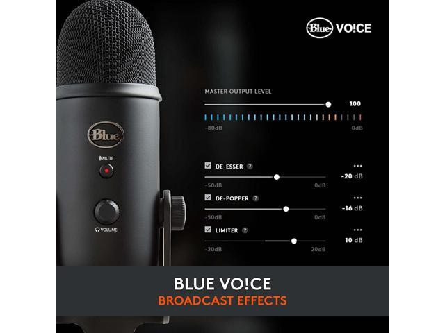 Blue Yeti USB Microphone for PC, Mac, Gaming, Recording, Streaming,  Podcasting, Studio and Computer Condenser Mic with Blue VO!CE effects, 4  Pickup Patterns, Plug and Play – Silver 