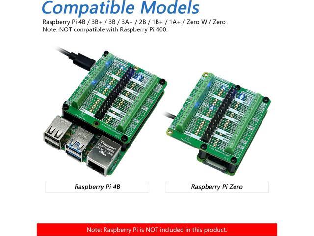 FREENOVE Breakout Board for Raspberry Pi 4B / 3B+ / 3B / 3A+ / 2B / 1B ...