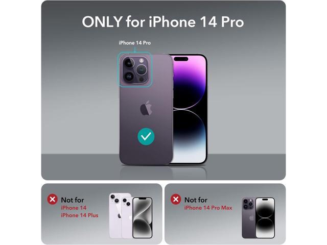 ESR for iPhone 14 Pro Screen Protector, Easy Installation Frame,  Military-Grade Protection, Ultra Tough, Scratch Resistant, Tempered-Glass  Screen