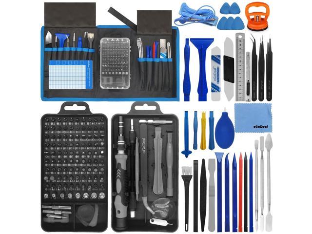 155 in 1 Precision Screwdriver Set Professional Electronic Repair Tool Kit for Computer, Eyeglasses, iPhone, Laptop, PC, Tablet,PS3,PS4,Xbox,Macbook,Camera,Watch,Toy,Jewelers,Drone Blue