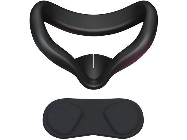 Vr Face Cover And Lens Cover Compatible With Metaoculus Quest 2 Sweatproof Silicone Face Pad 3929